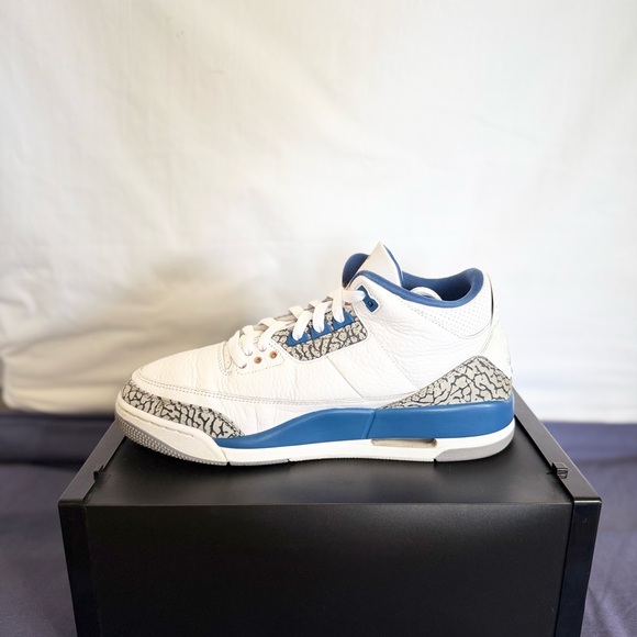 AUTHENTIC Jordan 3 Retro Wizards size 10 CT8532-148 2023 PRE-OWNED